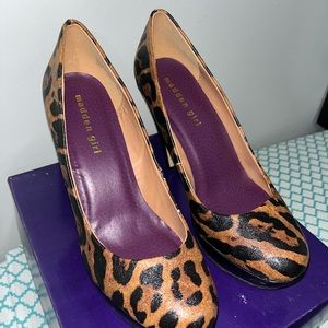 Madden Girl Cheetah Print Heels